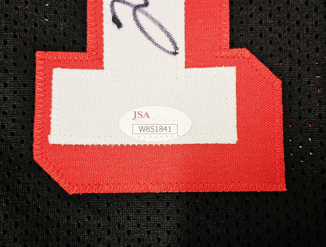 Miami Heat Tim Hardaway Autographed Signed Black Jersey JSA