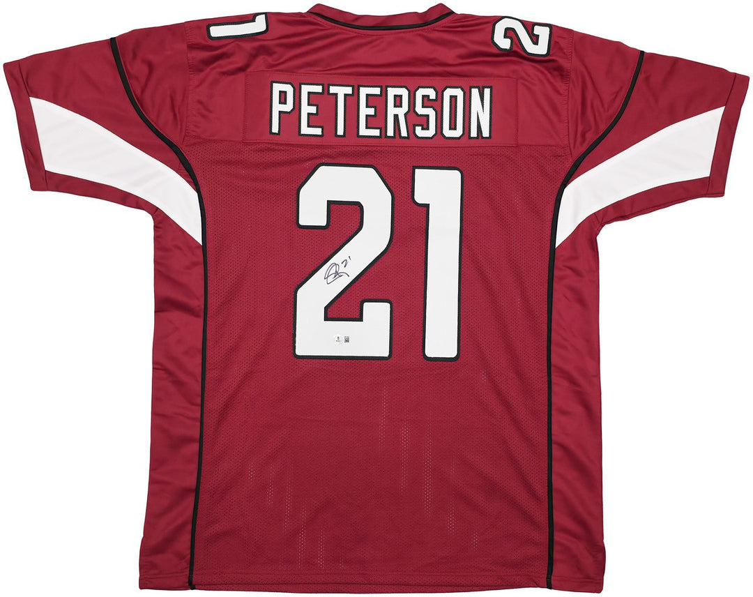 Arizona Cardinals Patrick Peterson Signed Red Jersey Beckett Wit