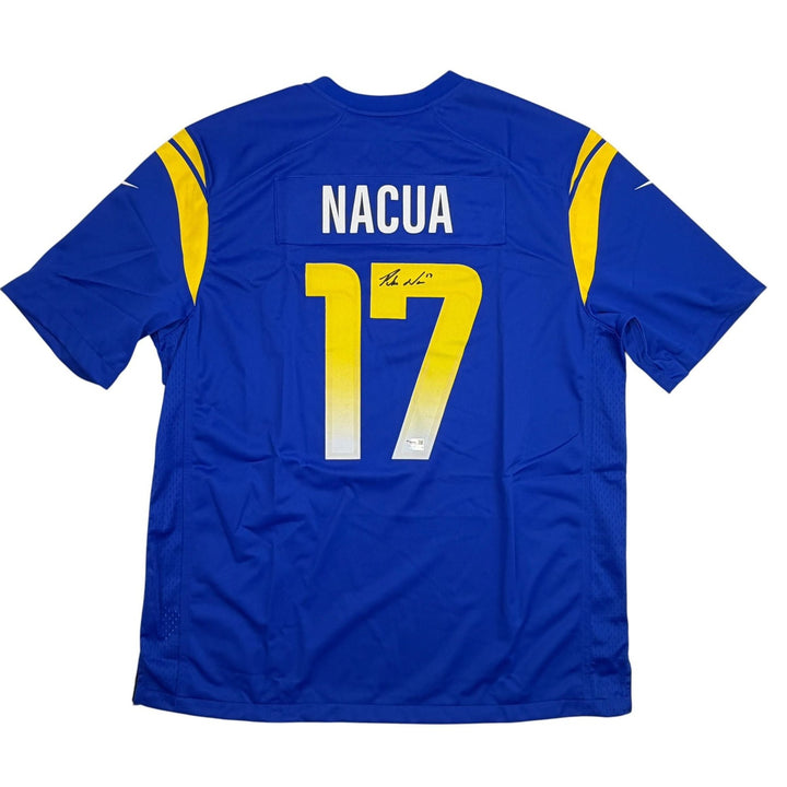 Autographed/Signed Puka Nacua #17 Rams Authentic Rookie Jersey Fanatics COA