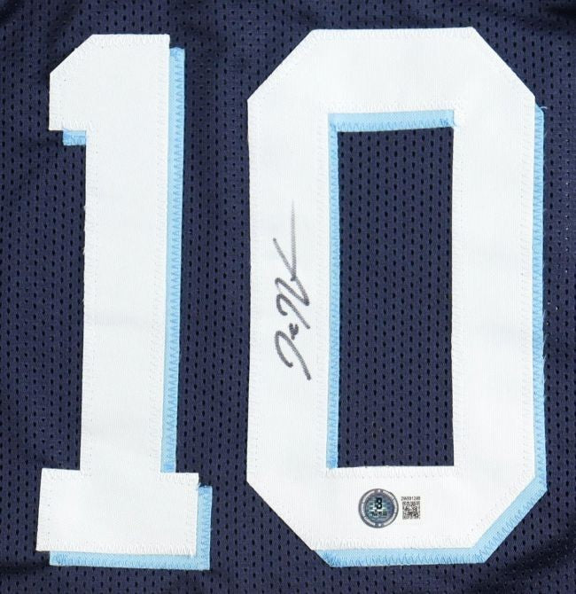 Donte DiVincenzo Villanova Signed Blue Basketball Jersey BAS