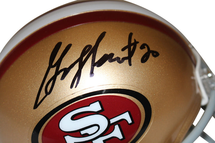 Garrison Heart Autographed San Francisco 49ers VSR4 Mini Helmet Beckett 35569