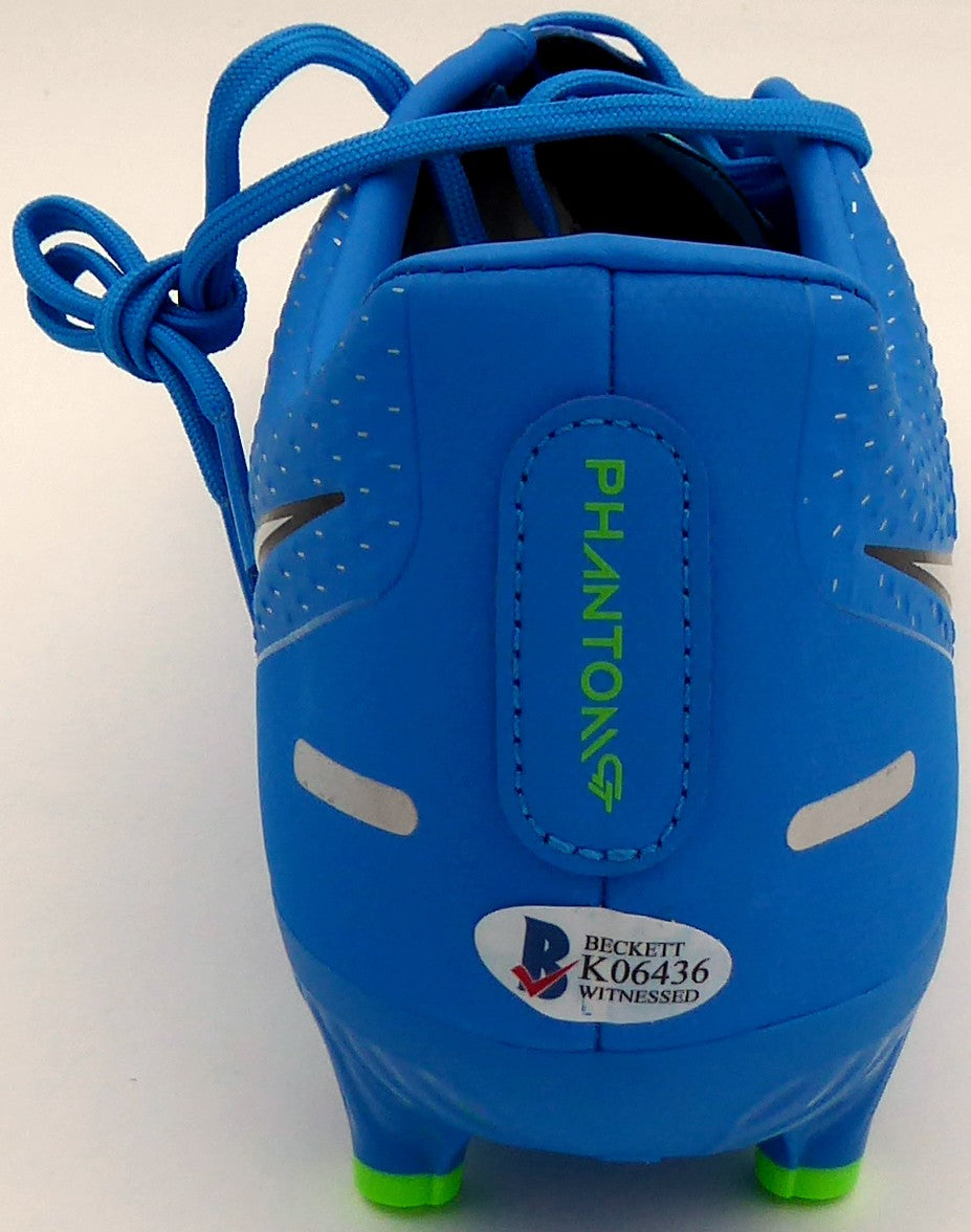 Mason Mount Signed Blue Nike Phantom Cleat Shoe Chelsea F.C. Size 10.5 Beckett