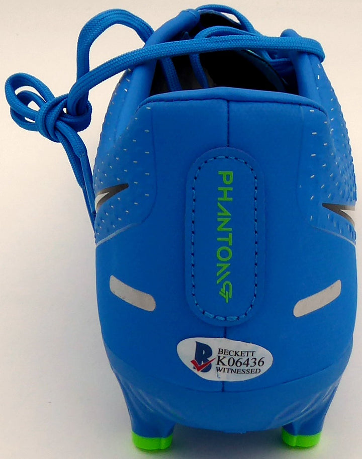 Mason Mount Signed Blue Nike Phantom Cleat Shoe Chelsea F.C. Size 10.5 Beckett