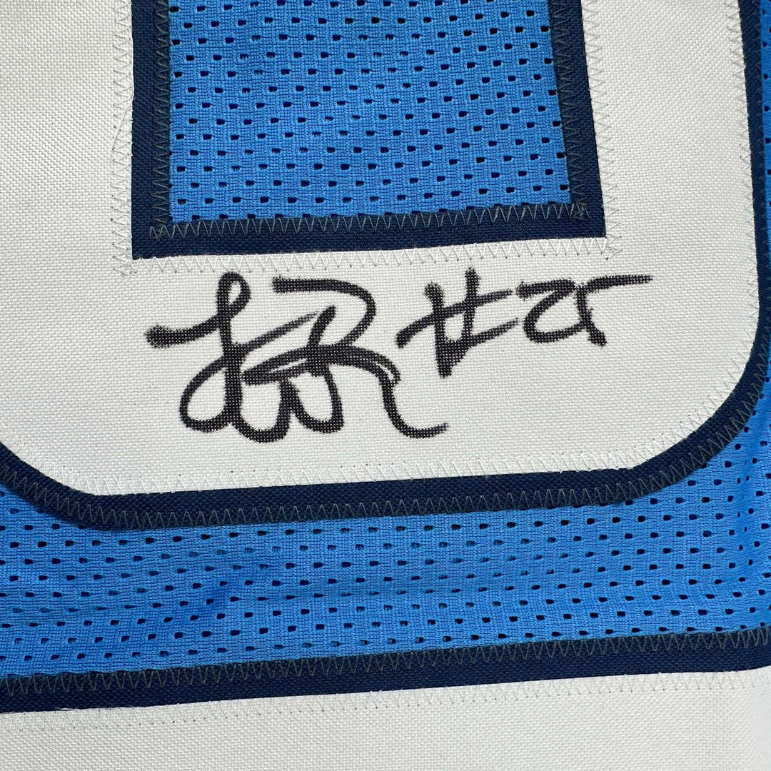 Autographed/Signed LenDale White Tennessee Light Blue Jersey JSA COA