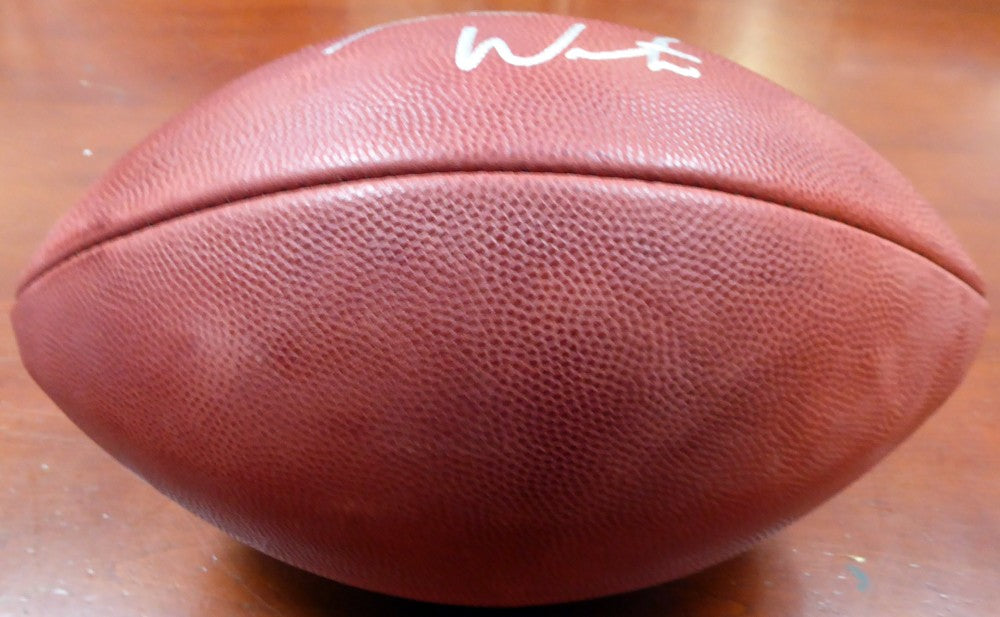 Deshaun Watson Signed Official NFL Leather Football Cleveland Browns Beckett BAS