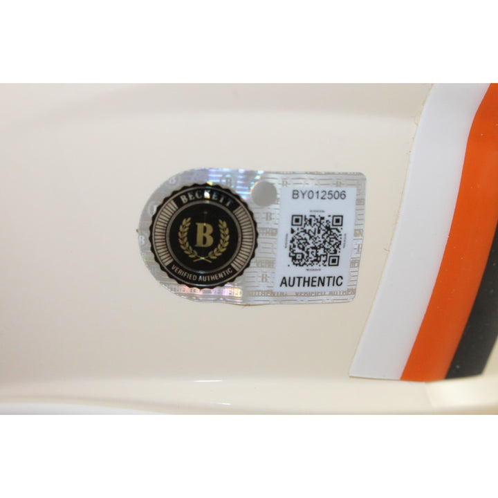 Tee Higgins Autographed Cincinnati Bengals Retro Mini Helmet Beckett WIT 57925