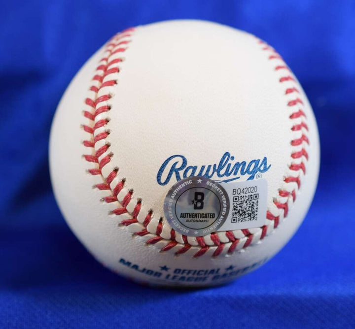 Ron Santo Beckett BAS Autograph Major League OML Signed Baseball 69 Cubs