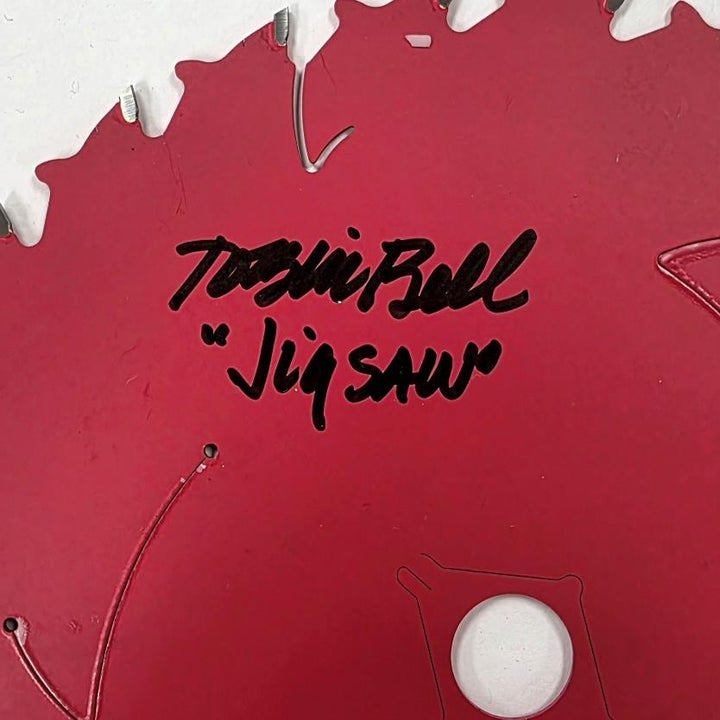 Tobin Bell signed "Jigsaw" 7 1/4 Inch Saw Blade autograph JSA