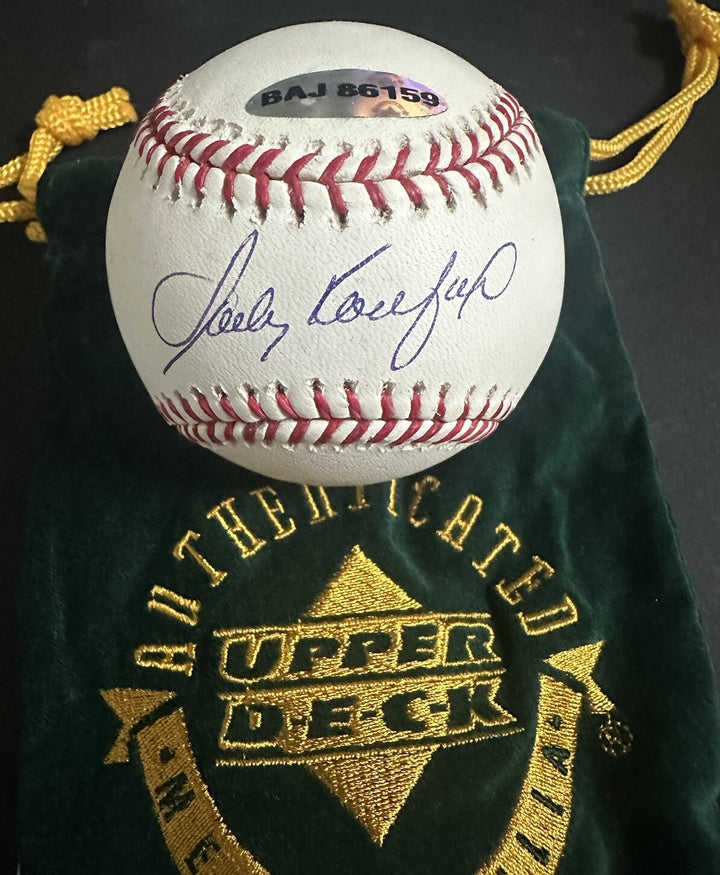Sandy Koufax Dodgers Signed MLB Baseball UDA Upper Deck Authentic Gem Mint Auto