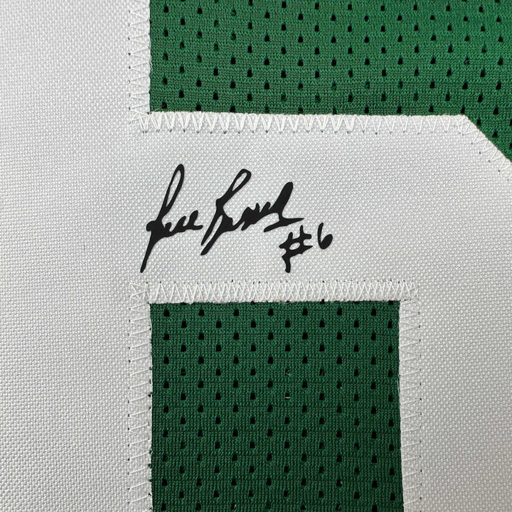 Facsimile Autographed Bill Russell Boston Green Reprint Auto Jersey Men's XL