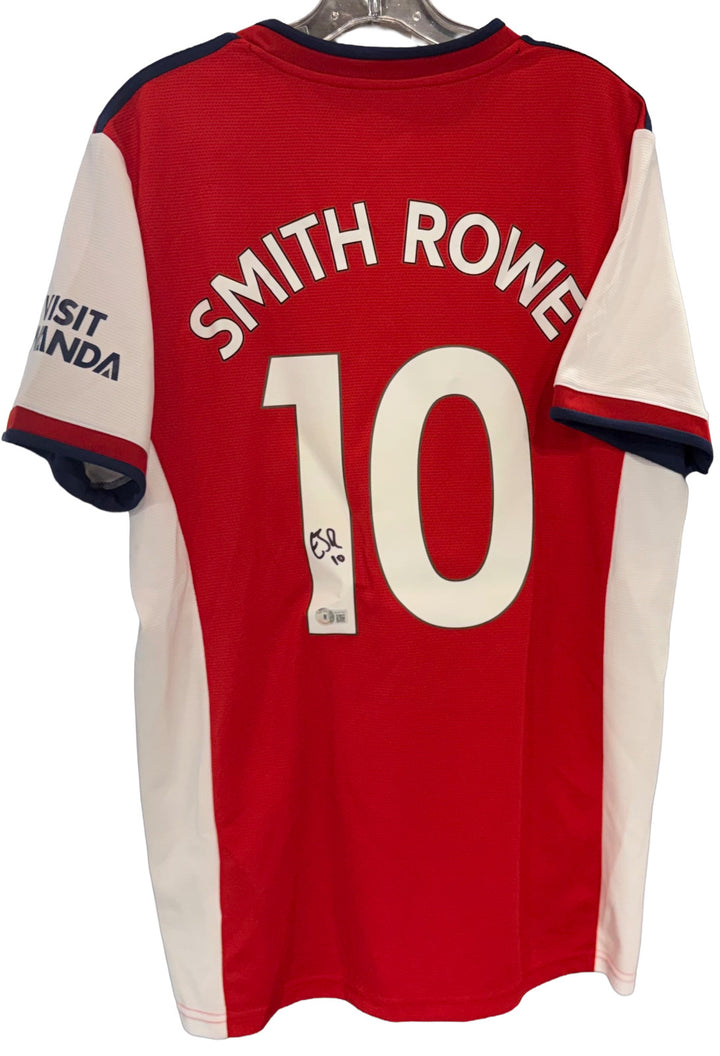 Emile Smith Rowe Signed Adidias Authentic Soccer Jersey XL Arsenal Auto BAS COA