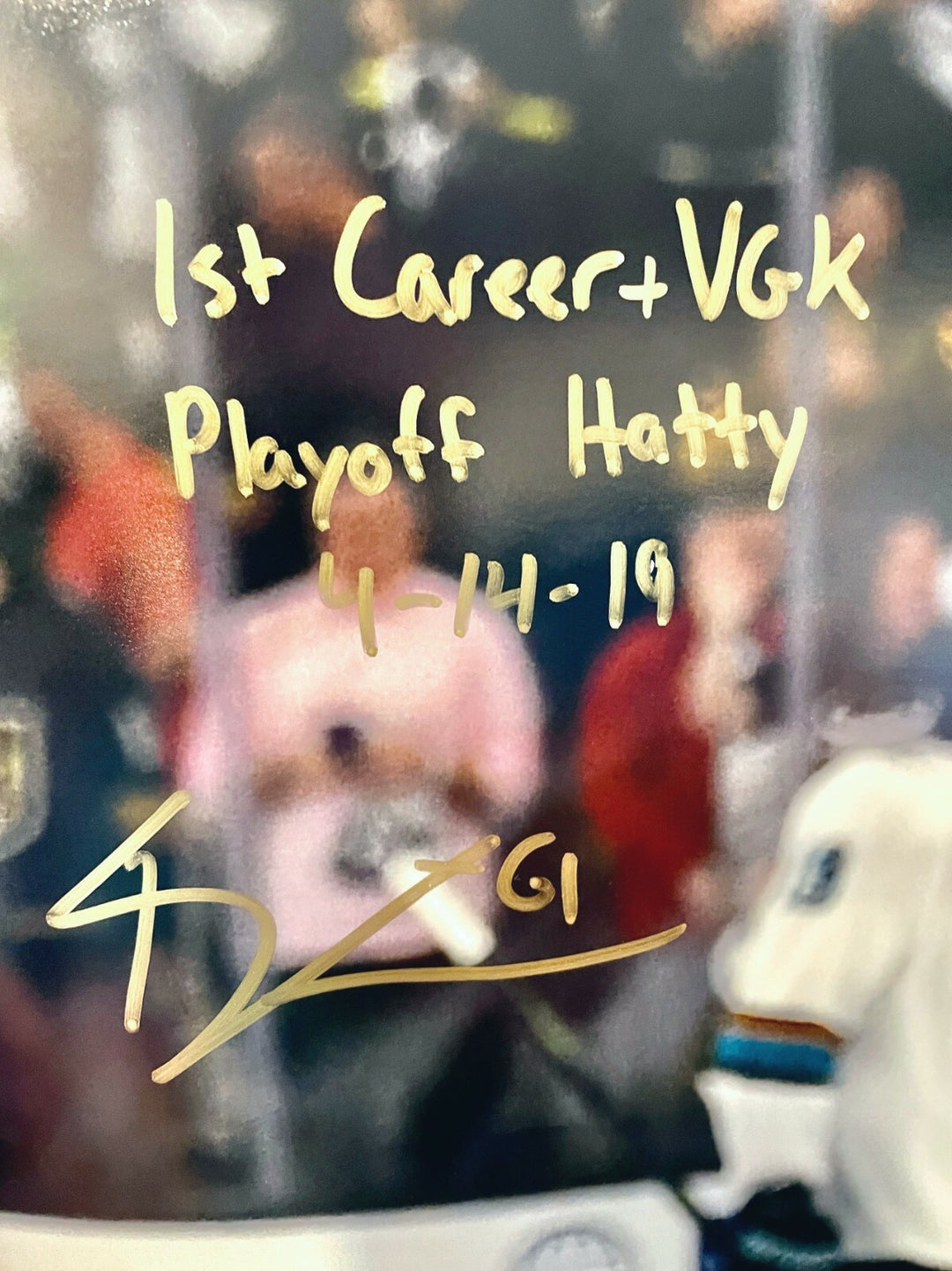 Mark Stone Signed Framed Vegas Knights 16x20 Photo Inscribed "1st Hat" #D/10 COA
