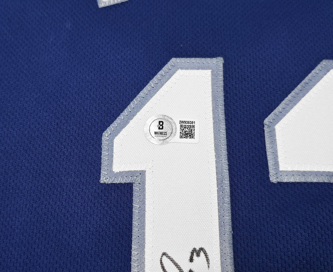 Royals Salvador Perez Auto Blue Nike Authentic Collection Jersey Size 48 Beckett