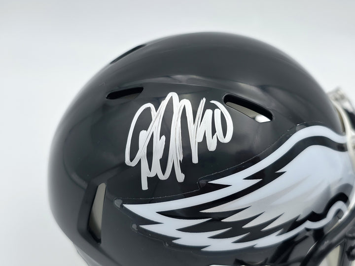 DeSean Jackson Signed Eagles 2022 Alternate Black Speed Mini Helmet Beckett Wit