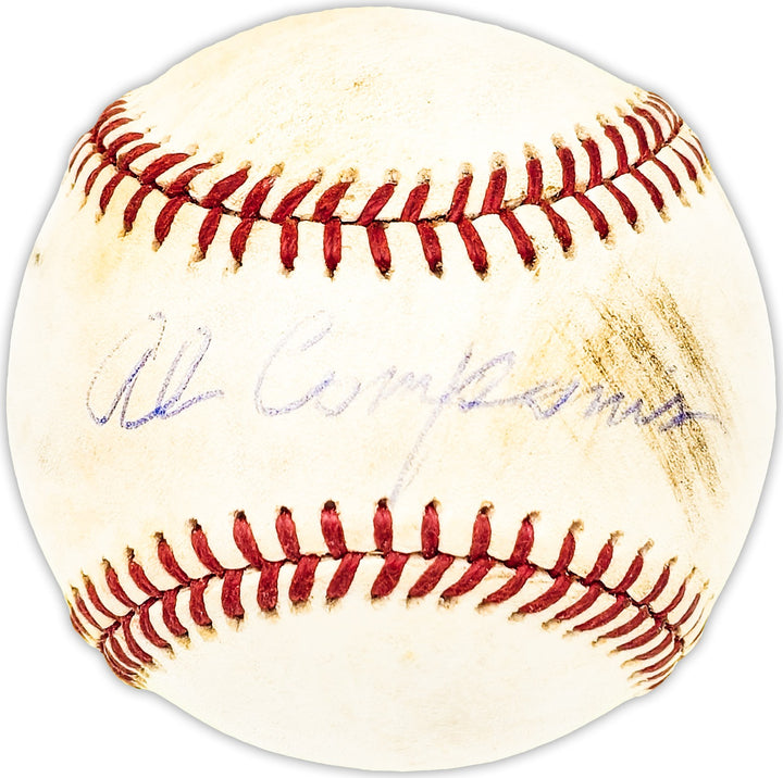 Al Campanis Signed Official NL Baseball Brooklyn Dodgers Beckett BAS QR #BM25334