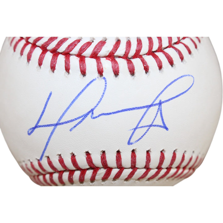 David Ortiz Autographed Boston Red Sox OML Baseball Our F'n City Beckett 50927
