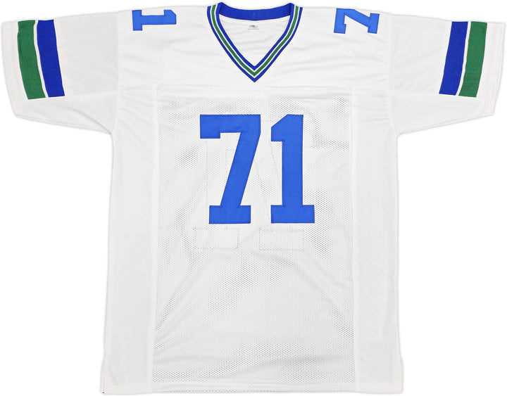 Seattle Seahawks Walter Jones Autographed Signed White Jersey JSA