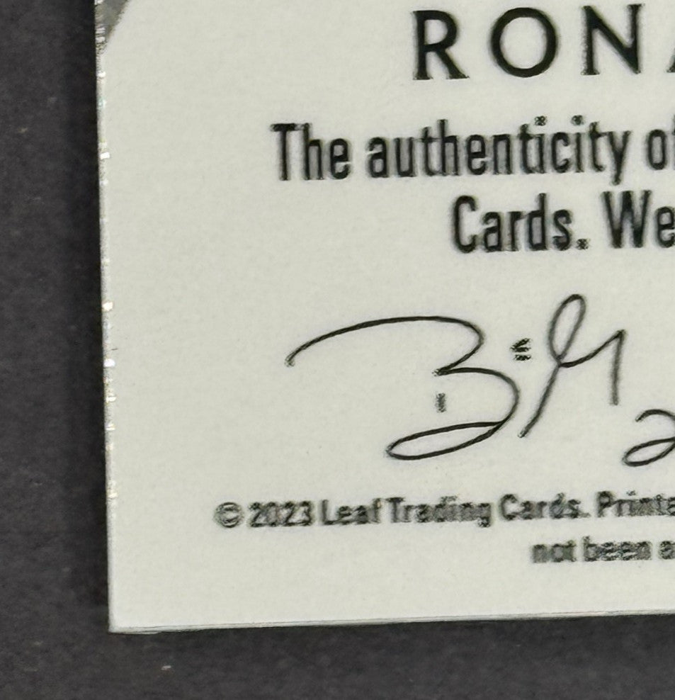 2022 Leaf Exotic 1/1 Ronald Acuna Jr. Auto #BA-RAJ Atlanta Braves Mint ROY