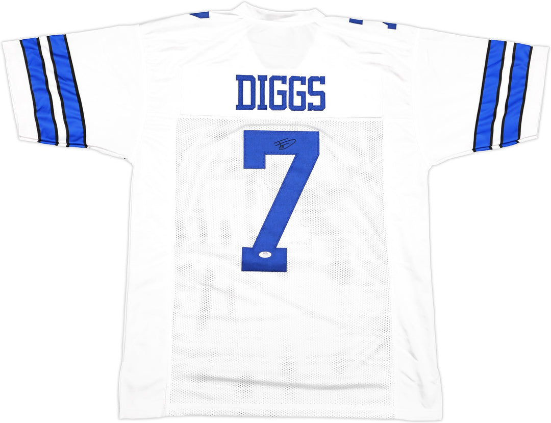 Dallas Cowboys Trevon Diggs Autographed Signed White Jersey PSA/DNA