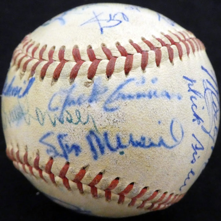 1950 Spring Training Signed NL Baseball With 24 Total Signatures Stan Musial