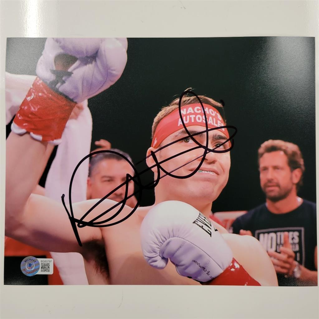 Oscar Duarte signed Boxing 8x10 photo #6 autograph ~ Beckett BAS Holo