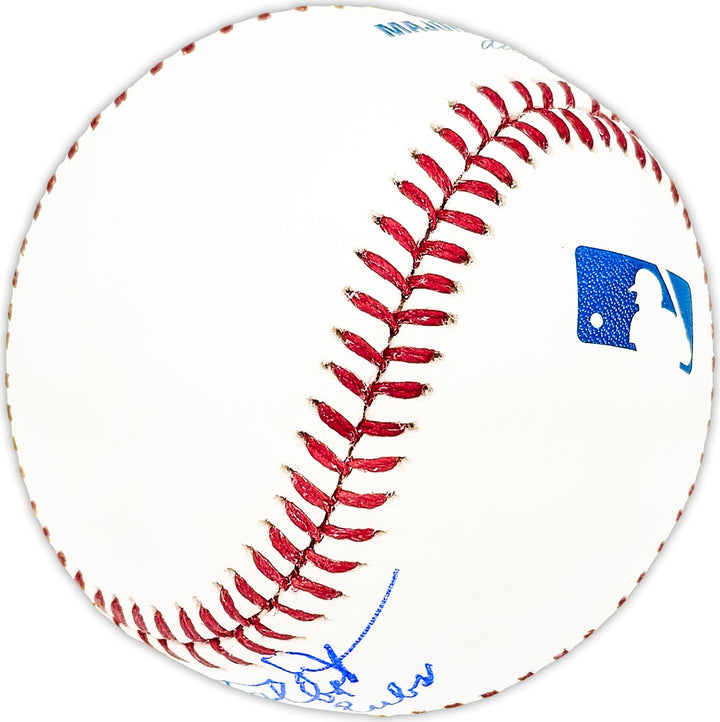 Bob Talbot Signed Official MLB Baseball Chicago Cubs "1953-54 Cubs" Beckett QR