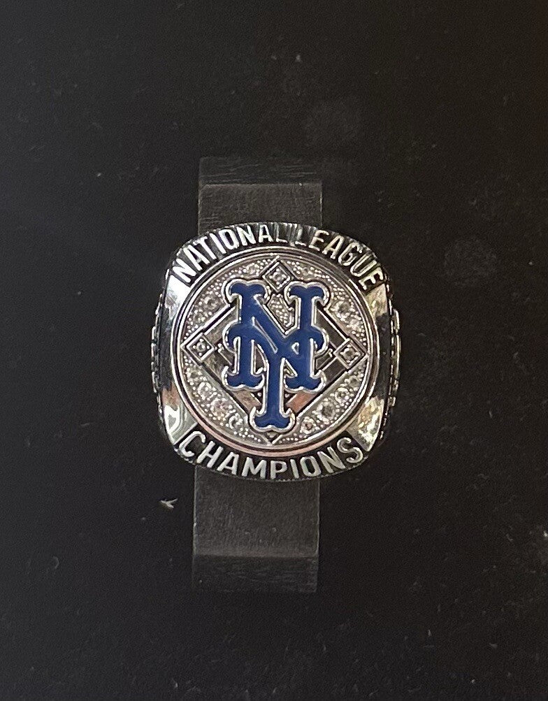 2015 Mets NLCS Champions Jostens Silver Elite Employee Team Issued Ring Morales