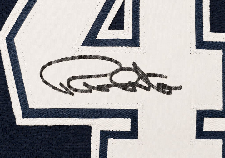 Dallas Cowboys Randy White Signed Blue Jersey Beckett BAS Witness