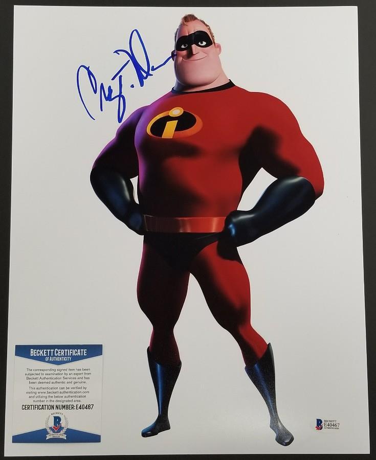 The Incredibles 2 CRAIG T. NELSON Signed 11x14 Photo Auto ~ Beckett BAS COA