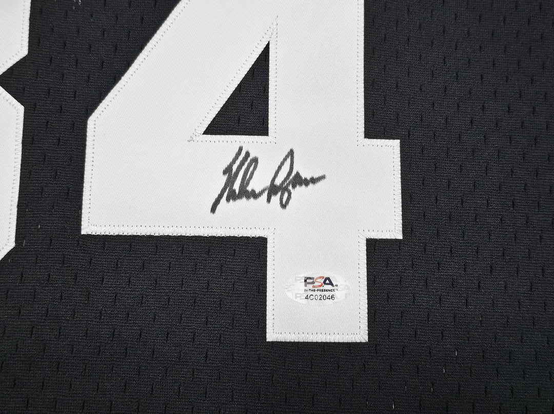 Houston Astros Nolan Ryan Signed Blue Mitchell & Ness Cooperstown Collection
