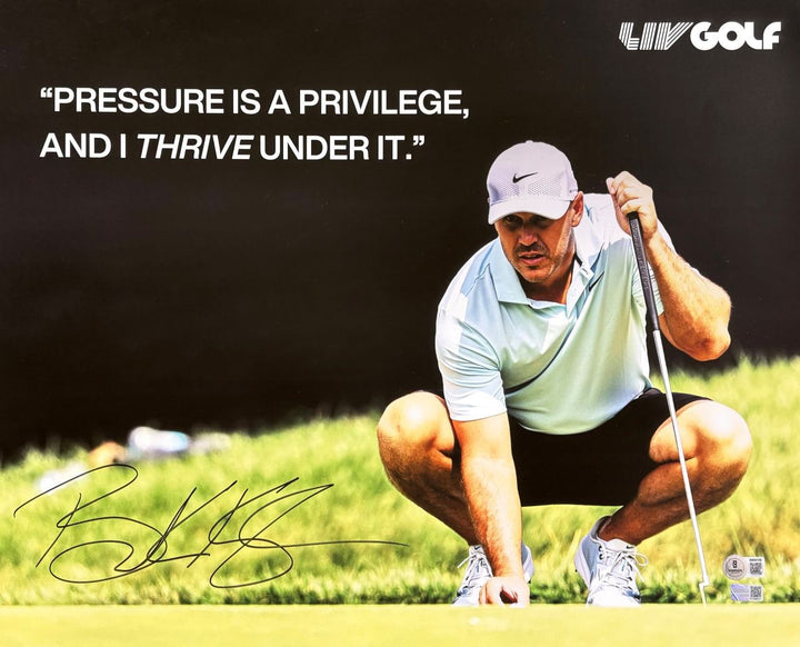 Brooks Koepka Signed 16x20 LIV Golf Photo BAS