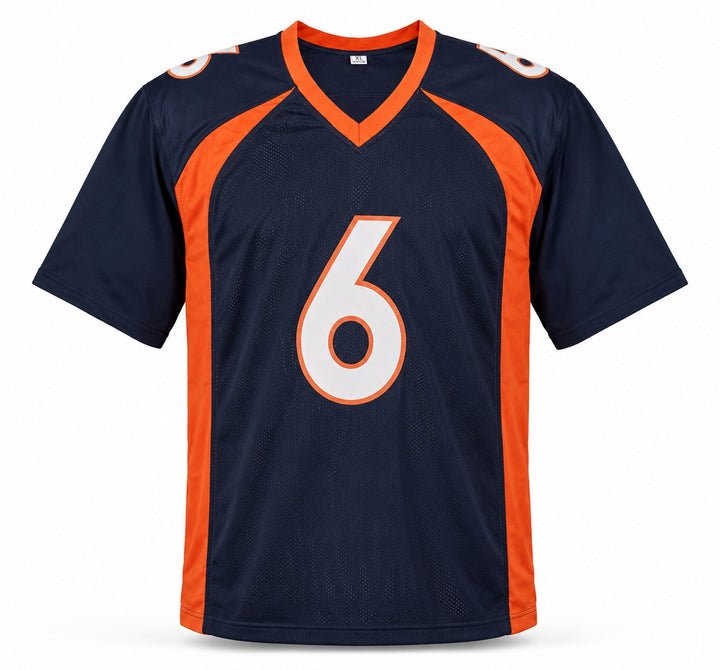 Denver Broncos Jay Cutler Signed Blue Jersey Beckett BAS Witness