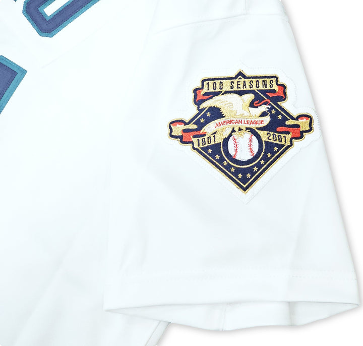 Mariners Ichiro Suzuki Auto White Authentic Mitchell Ness 2001 ASG Jersey Sz 44