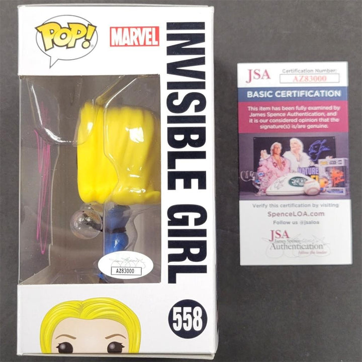 Jessica Alba signed Invisible Girl Funko Pop! 558 Fantastic Four autograph C JSA