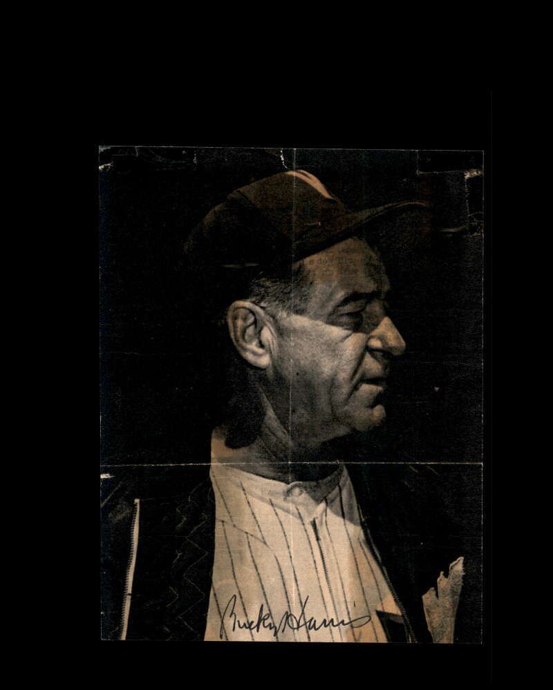 Bucky Harris JSA Coa Signed  5x7 Photo Autograph Senators
