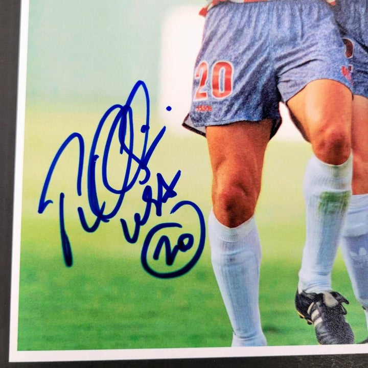 Paul Caligiuri signed USA 8x10 photo 1994 USMNT World Cup autograph Beckett BAS