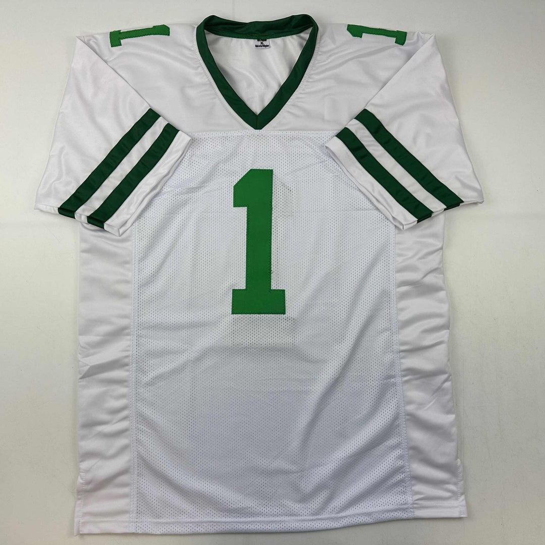 Autographed/Signed Ahmad Sauce Gardner New York White Retro Jersey BAS COA