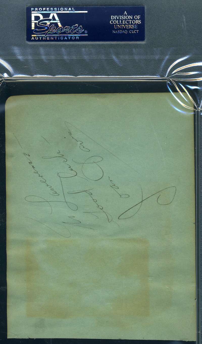 Bill Robinson Joan Davis Signed Psa Dna Coa Album Page Autograph Authentic