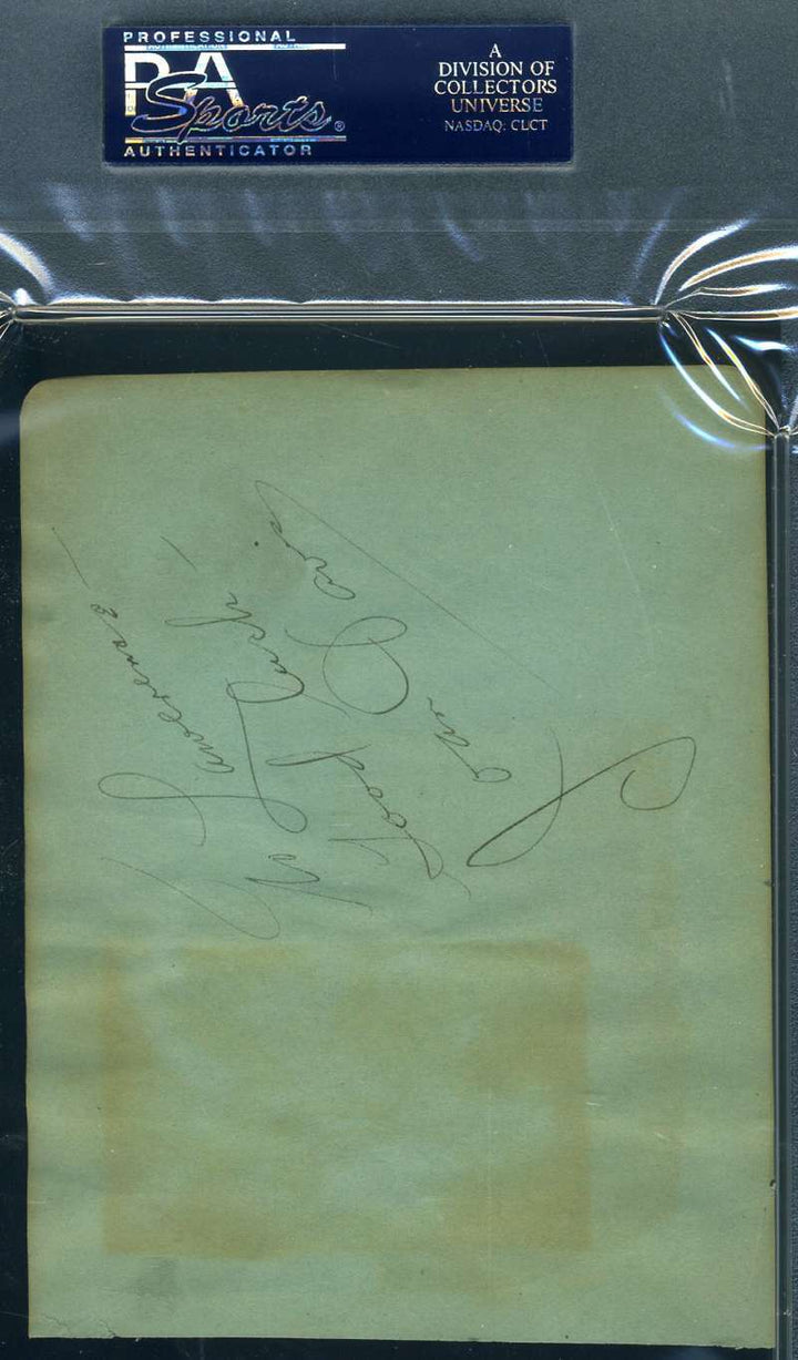 Bill Robinson Joan Davis Signed Psa Dna Coa Album Page Autograph Authentic