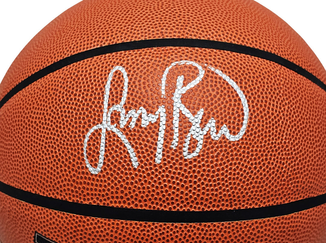 Larry Bird Signed Authentic Series I/O Indoor/Outdoor Basketball Celtics JSA