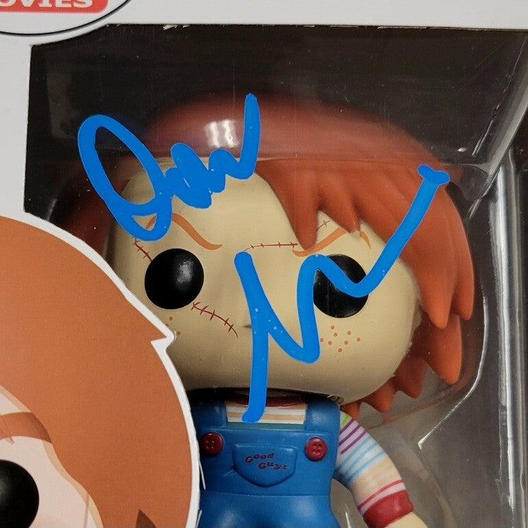 Director Don Mancini signed Chucky Funko Pop blue autograph B ~ Beckett BAS Holo