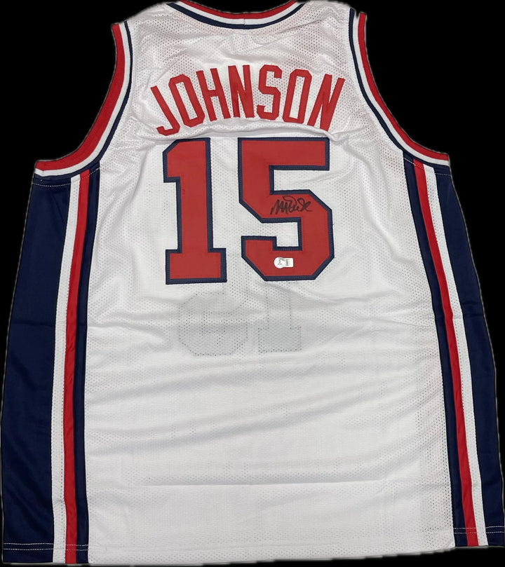 Magic Johnson Signed Jersey BAS Dream Team Autographed