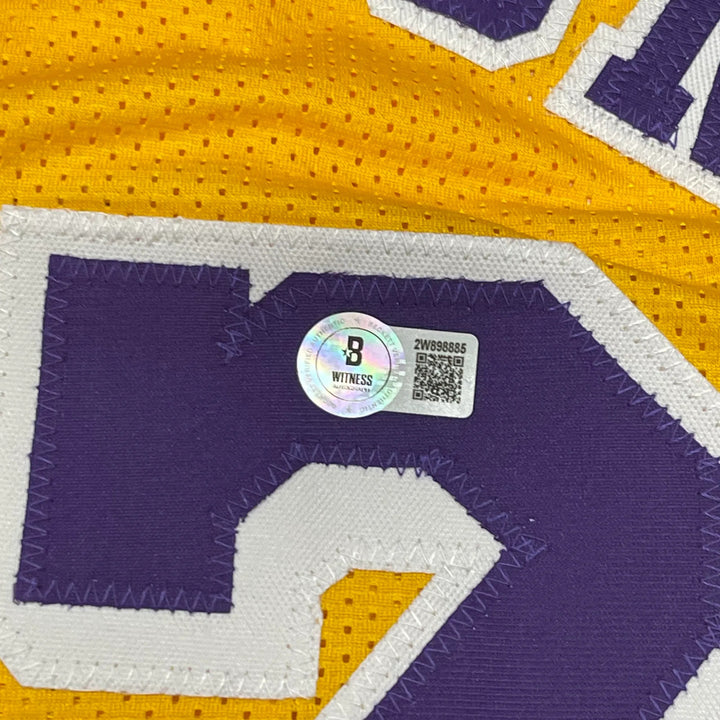 Magic Johnson Signed Jersey BAS Los Angeles Lakers Autographed