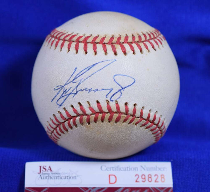 Ken Griffey Jr JSA Coa Autograph American League OAL Signed BasebaLL