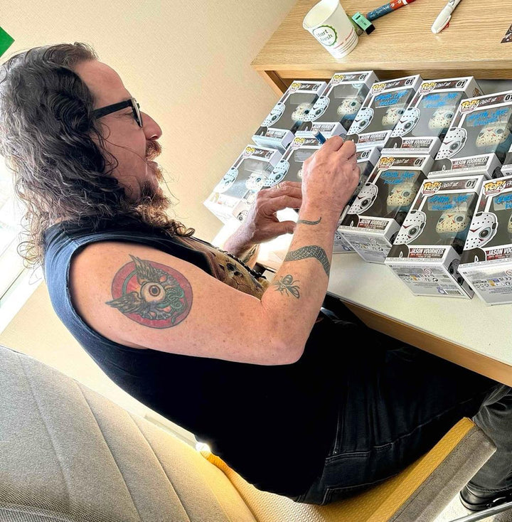 Ari Lehman signed "Boy in the Lake" Friday 13th Funko Pop autograph Beckett BAS