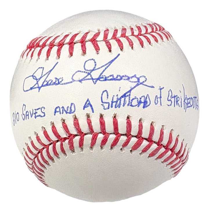 Goose Gossage Yankees Signed MLB Baseball 310 Saves Sh*Load Strikeouts BAS