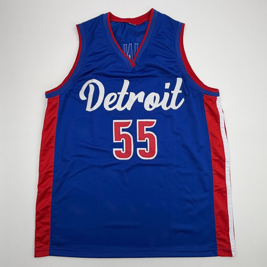 Autographed/Signed Duncan Robinson Detroit Blue Basketball Jersey Beckett COA