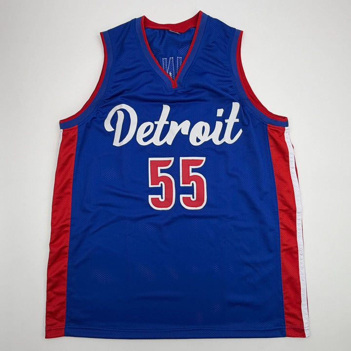 Autographed/Signed Duncan Robinson Detroit Blue Basketball Jersey Beckett COA