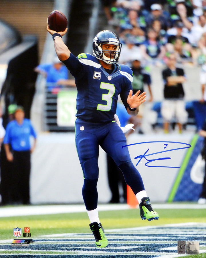 Russell Wilson Autographed Signed 16x20 Photo Seattle Seahawks RW Holo