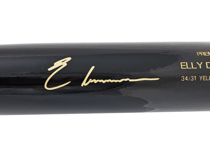 Elly De La Cruz Signed Black B45 Player Model Bat Cincinnati Reds Beckett Wit